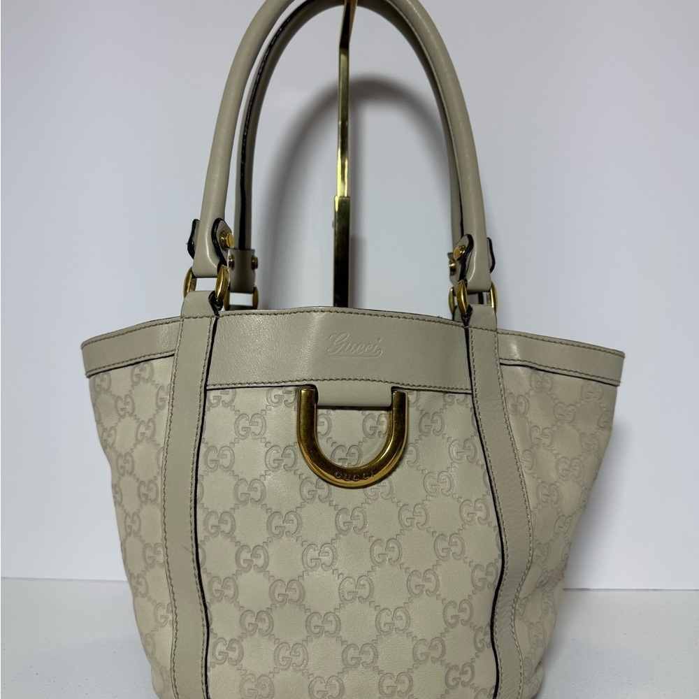 Authentic Gucci Beige Tote Bag